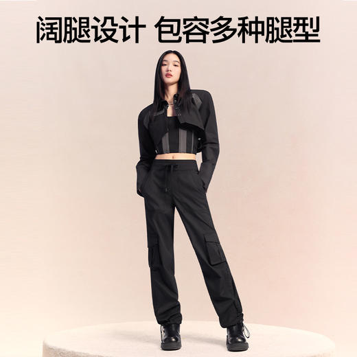 【商场同款】SIINSIIN口袋阔腿工装裤 商品图3