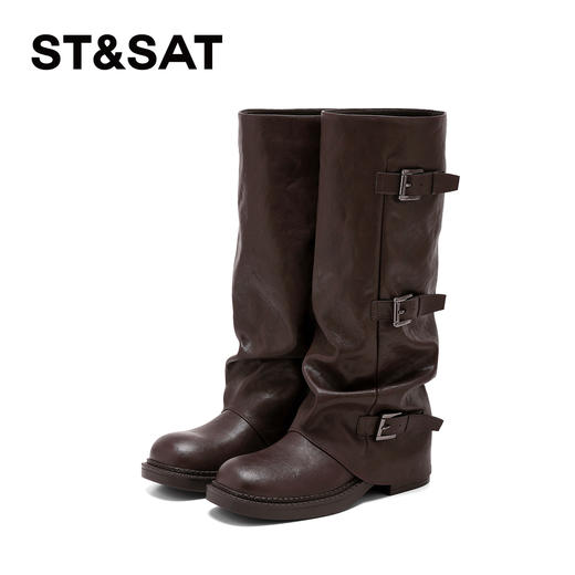 【筒高可选】星期六复古西部时髦裤腿靴SSD4117C4D/SSD4116C4E 商品图11