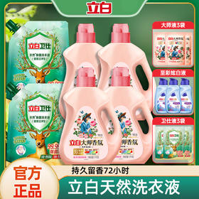 立白大师1kg*4瓶+卫仕1kg*2袋+大师100g*3袋+卫士100g*3袋+至彩炫白液80g*3瓶