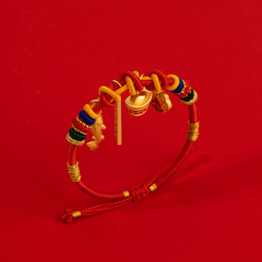 圆满人生长命缕 宝宝满月 红绳手链饰品 商品图8