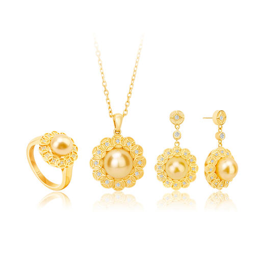 有钱花 吉祥钻戒项链吊坠耳饰 商品图0