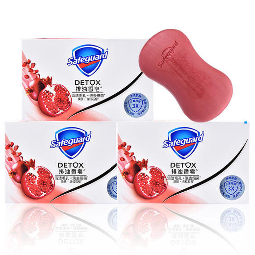 舒肤佳红石榴乌木玫瑰排浊香皂100g 商品图0