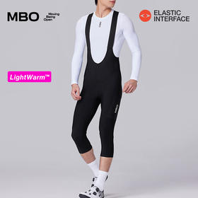 MBO LightWarm™男子秋冬储物抓绒背带骑行七分裤 双箭头 T167C  (经销商专拍链接，非经销商拍单不发货)