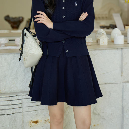 奢姿大码女装2025秋季松紧设计简约时尚A字裙子胖妹妹百搭半身裙9453469910B 商品图2