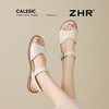 ZHR则则时装凉鞋女2025夏季新款百搭软底一脚蹬通勤一字带凉鞋 商品缩略图2