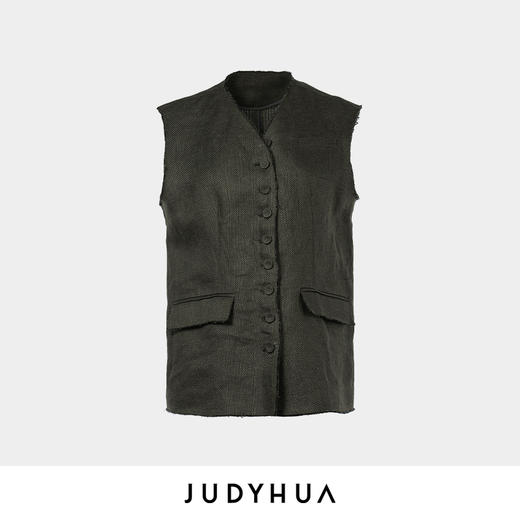 JUDYHUA 绿洲系列亚麻马甲 商品图4