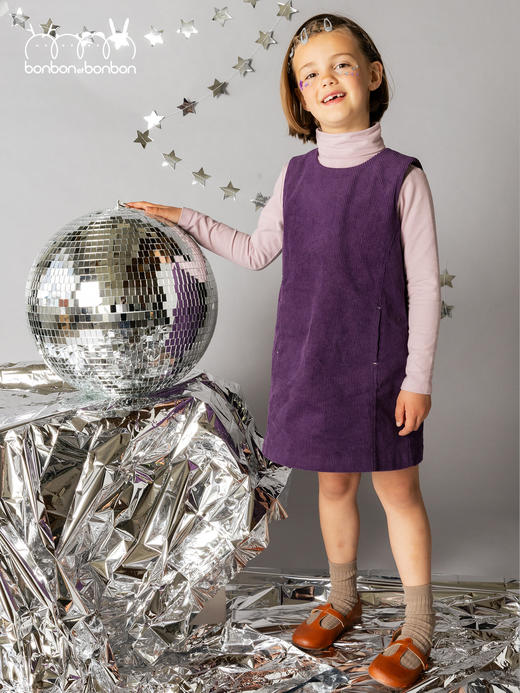 紫色logo刺绣打底衫 商品图4