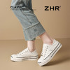 ZHR帆布鞋女休闲板鞋2025女新款透气百搭软底圆头厚底小白鞋 商品缩略图3