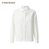 Famecoco范可儿衬衫经典百搭翻领纯棉胸前领口刺绣翻领FAB6BH006 商品缩略图4