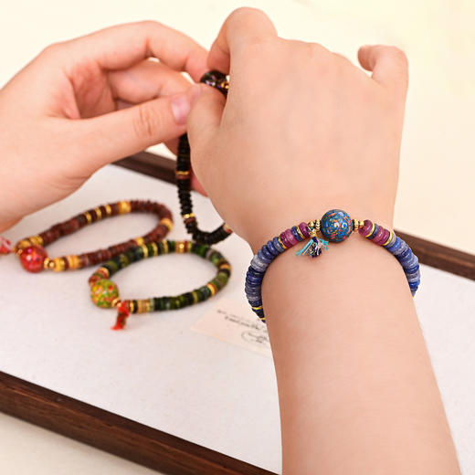 贺福安·非遗大漆系列饰品 ｜ 独一无二的东方美，温婉大气，久戴更有光 商品图0