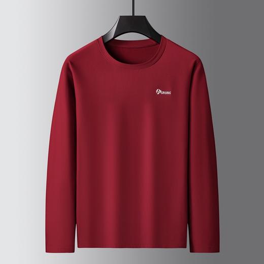 【DK】大依优型大码男装圆领长袖T恤打底衫秋季休闲百搭时尚商务打底衫秋衣 商品图5