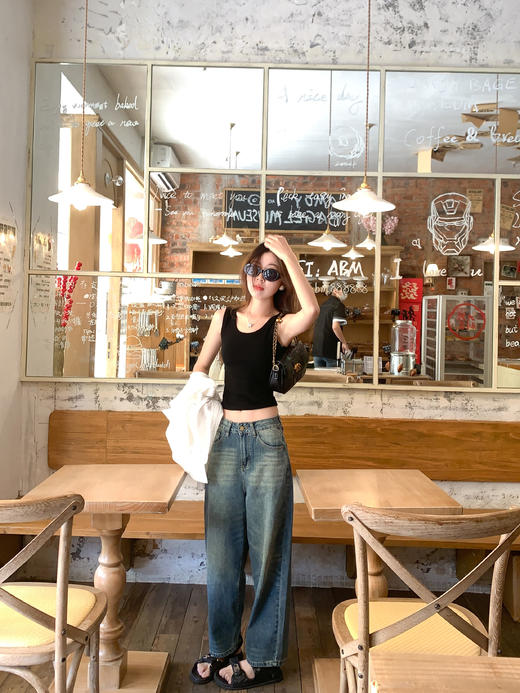 <曾小咸推荐>现货秒杀！微信超特价！百搭背心吊带 日常79.99 立减40 秒杀39.99！ 商品图10