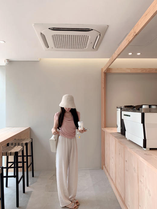 金蘑菇菇 la trouvaille夏日天丝亚麻汤汤裤  / 窄腿版型 商品图7