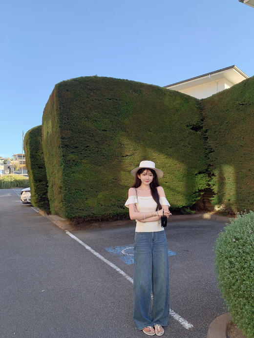 金蘑菇菇 舒适至上 本期Biiiii入香香牛仔 / 4%再生纤维牛仔裤 商品图3