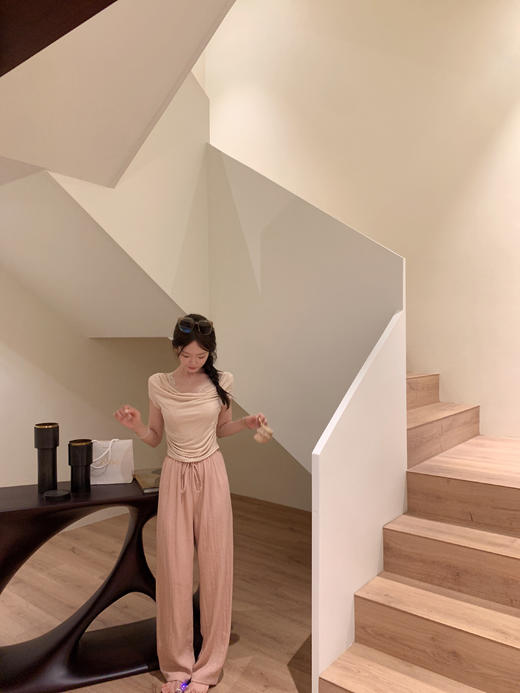 金蘑菇菇 la trouvaille夏日天丝亚麻汤汤裤  / 窄腿版型 商品图8