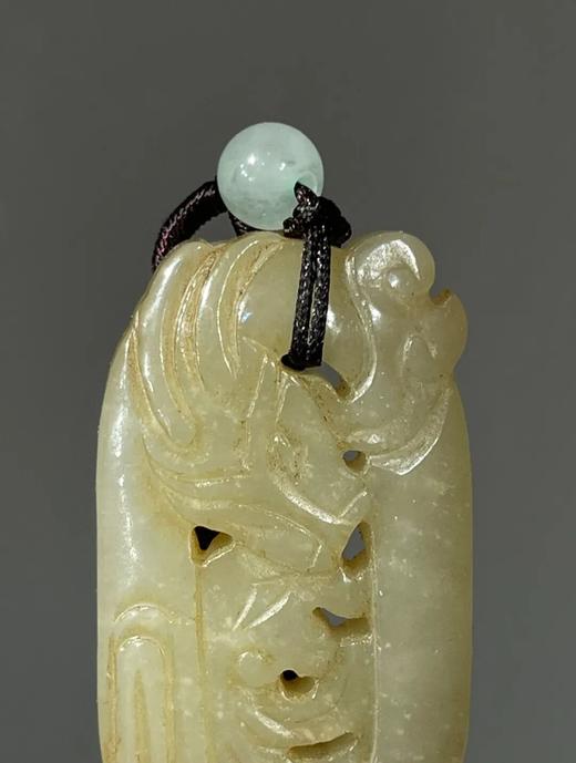 白玉镂雕云龙纹椭圆珮，顺丰包邮 商品图7