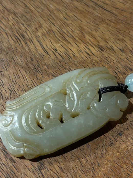 白玉镂雕云龙纹椭圆珮，顺丰包邮 商品图14