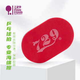 友谊729  乒乓球专用海绵擦 专业清洁海绵