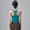 Gymicon能量符号 无缝工字运动背心带胸垫瑜伽服背心健身瑜伽服文胸防震跑步YABX2563 商品缩略图1