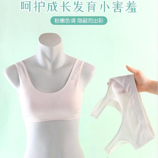 治愈小白狗柔柔衣二阶段小凉风网孔系列背心款108#2件装专为成长期少女定制 商品图0