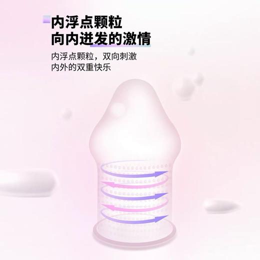 倍力乐口嗨套男女性专用口娇神器颗粒安全情趣避孕男舔套阴膜私处10只装 商品图7