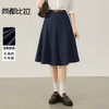 【内购】【遮肉显瘦】都市通勤梨型身材高腰明线设计宽松A字伞裙半身裙-153QD2520 商品缩略图0
