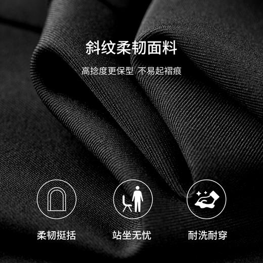 【内购】【遮胯显瘦】都市通勤可拆卸腰带立体压褶中长款A字百褶裙-153QB3088 商品图4