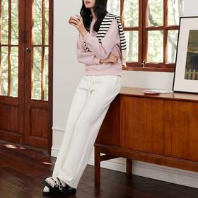 [屁侠推荐]SPLELED 羊毛蚕丝休闲阔腿裤 羊毛蚕丝混纺面料 保暖舒适显瘦垂感好 深秋冬季告别臃肿 下单3-5天发货