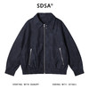 250101SDSA男士秋冬新款痞帅男装美式拉链口袋翻领皮衣夹克时尚简约外套 商品缩略图1