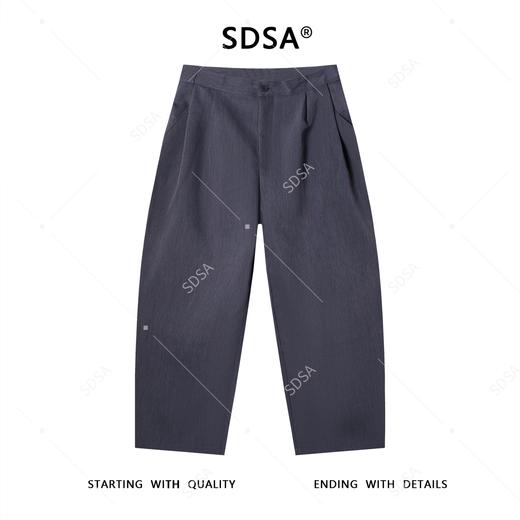 SDSA男士秋冬新款痞帅男装时尚宽松纯色直筒休闲裤百搭街头风休闲 商品图0