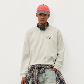 714street十周年印花长袖上衣2025秋季潮牌情侣美式复古纯棉T恤男