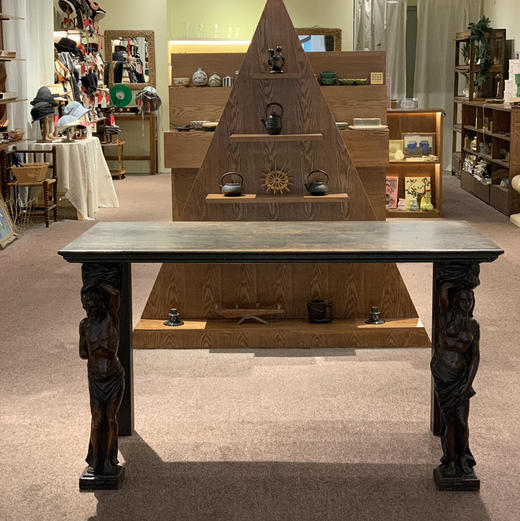 1820s法国古董雕刻桌 文艺复兴风格 橡木 商品图2