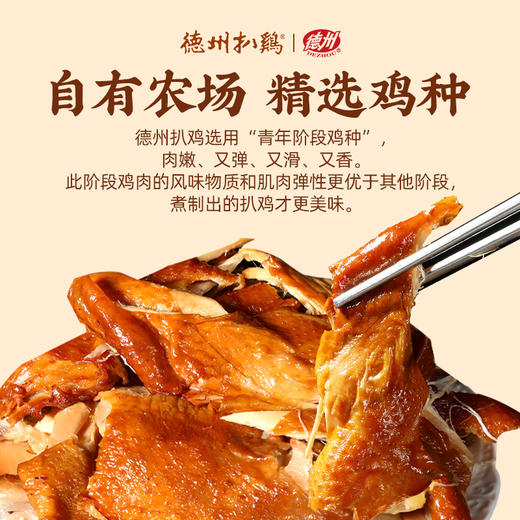 【鲜扒鸡】气调传承1956扒鸡 五香/熏香/藤椒/板腊任选 单只/2只装 顺丰包邮 不接受7天无理由退货拒收 商品图13
