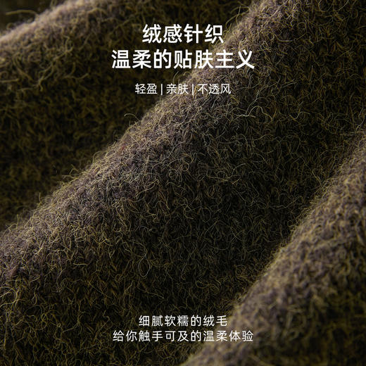 三彩独醒2025冬季新款复古提花毛衣开衫宽松针织衫F 商品图4