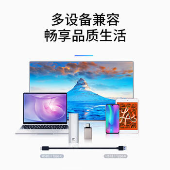 朗科（Netac）1TB Type-c USB3.2 移动固态硬盘（PSSD）Z Slim 手机直连 防震耐用 高速传输办公优选 商品图0