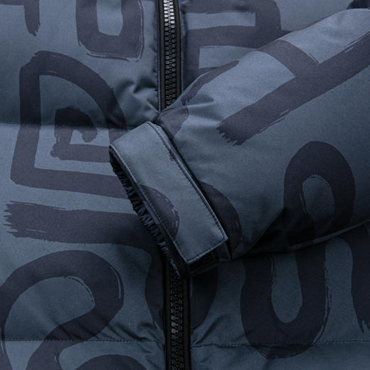 【含鸭绒】圣得西男时尚印花连帽羽绒服2025秋冬款御寒易打理外套 商品图12