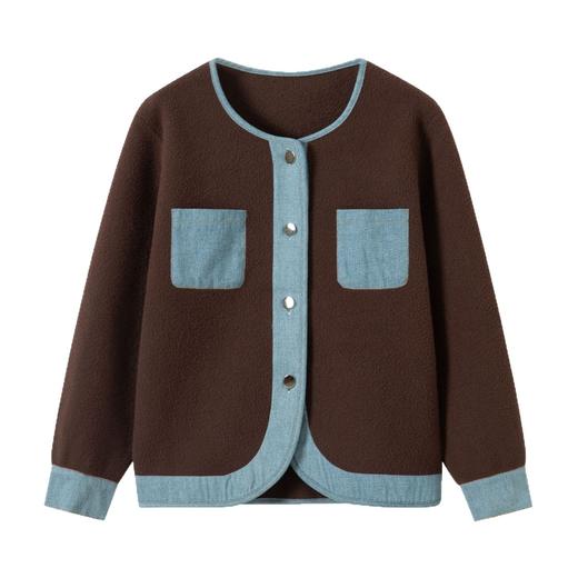 26-3083-1982025新款春秋设计感小众好看的短外套女小个子女装别致外搭开衫潮 商品图4