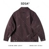 250110SDSA男士秋冬新款痞帅男装潮牌韩版拉链翻领夹克外套时尚百搭上衣 商品缩略图5