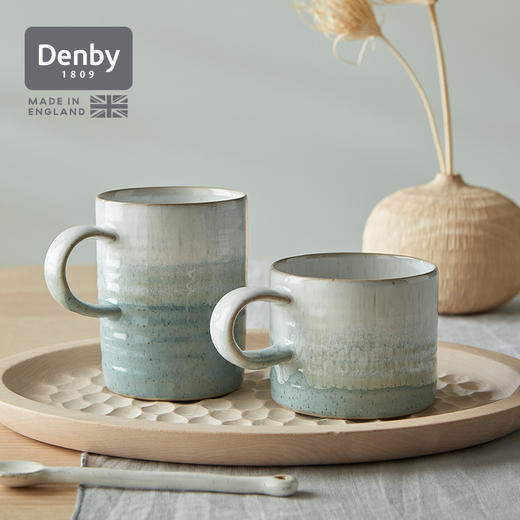 【Denby丹碧】窑迹青绿小号马克杯295ml 商品图1