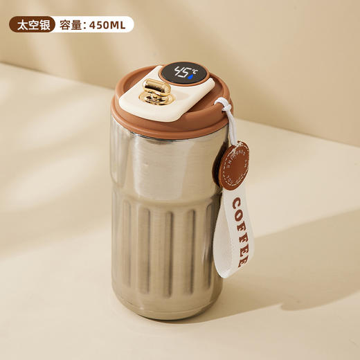 智能温显，一盖双饮【316抗菌不锈钢，长效保温】保温杯男士女士高颜值保冷咖啡便携车载户外水杯子。ha 商品图9