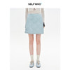 SELFWHO90白鸭绒经典A字短裙女2025冬新款显瘦包臀开衩短款半身裙 商品缩略图0