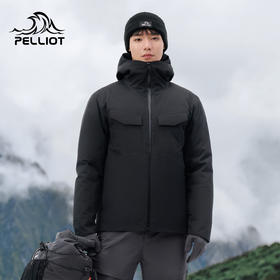 伯希和户外羽绒冲锋衣外套男25新款800蓬鹅绒专业防风耐磨登山服