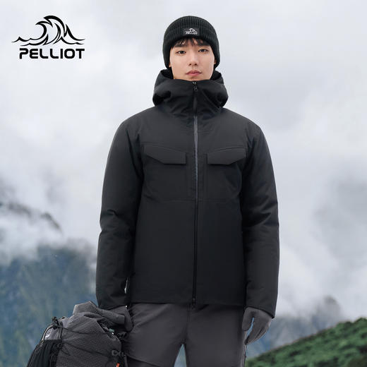 伯希和户外羽绒冲锋衣外套男25新款800蓬鹅绒专业防风耐磨登山服 商品图0