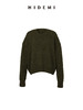HIDEMI 美利奴羊毛系列经典圆领廓形厚款大毛衣 商品缩略图5