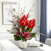 红掌百合瓶花（生日拜年乔迁开业搬家祝寿升职升迁等） 商品缩略图0