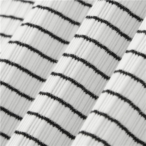 佐丹奴女装SS25商场新款【冰冰系列】【SORONA】系列弹力保型面料条纹V领背心05325242 商品图10