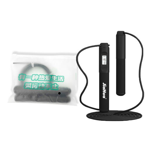 【充电款智能计数，中考专用】中考专用竞速跳绳体育用品考试训练智能计数钢丝绳跳绳 商品图4