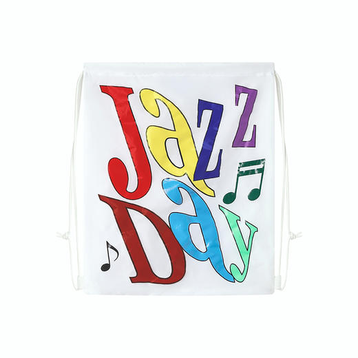 CryingCenter  JazzDay 透白字母印花超轻束口双肩包 哭喊中心 商品图4