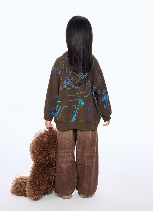 jnby  25年秋款  连帽套头卫衣  1P9410450 商品图5