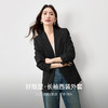 【内购】【8h通勤】职场上班气质平驳领一粒扣垫肩长袖直筒西装外套-153X80241 商品缩略图1